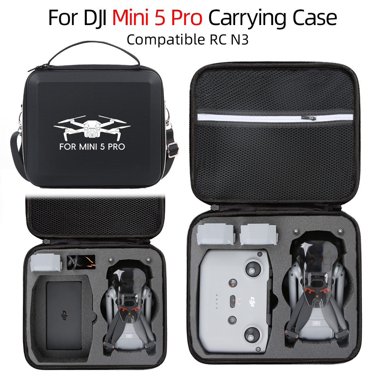 Drone Rc N3 3 Batteries - Storage Bag For Djl Mini 5