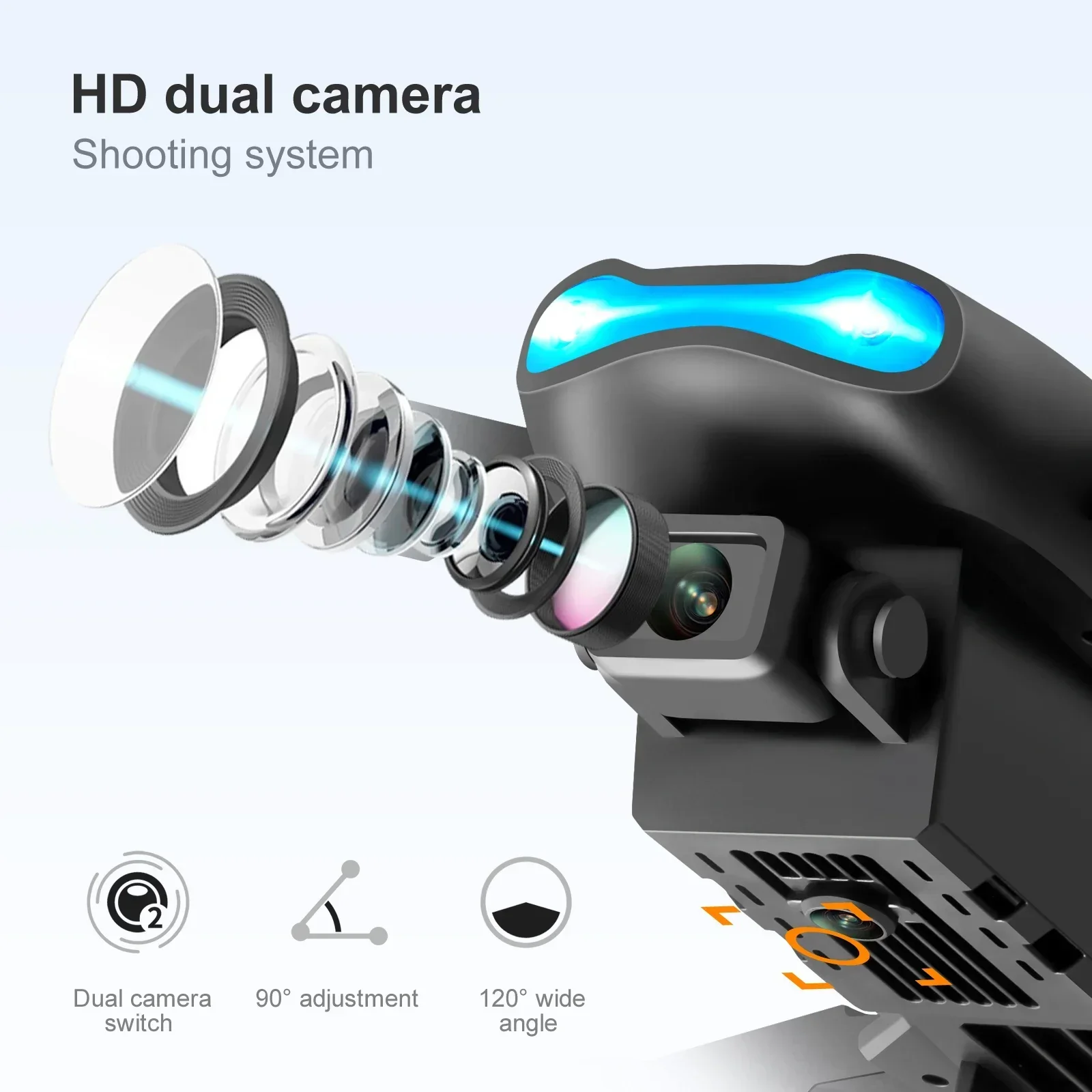 Lyzrc Drone - E99 K3 Pro 4K Drone Foldable