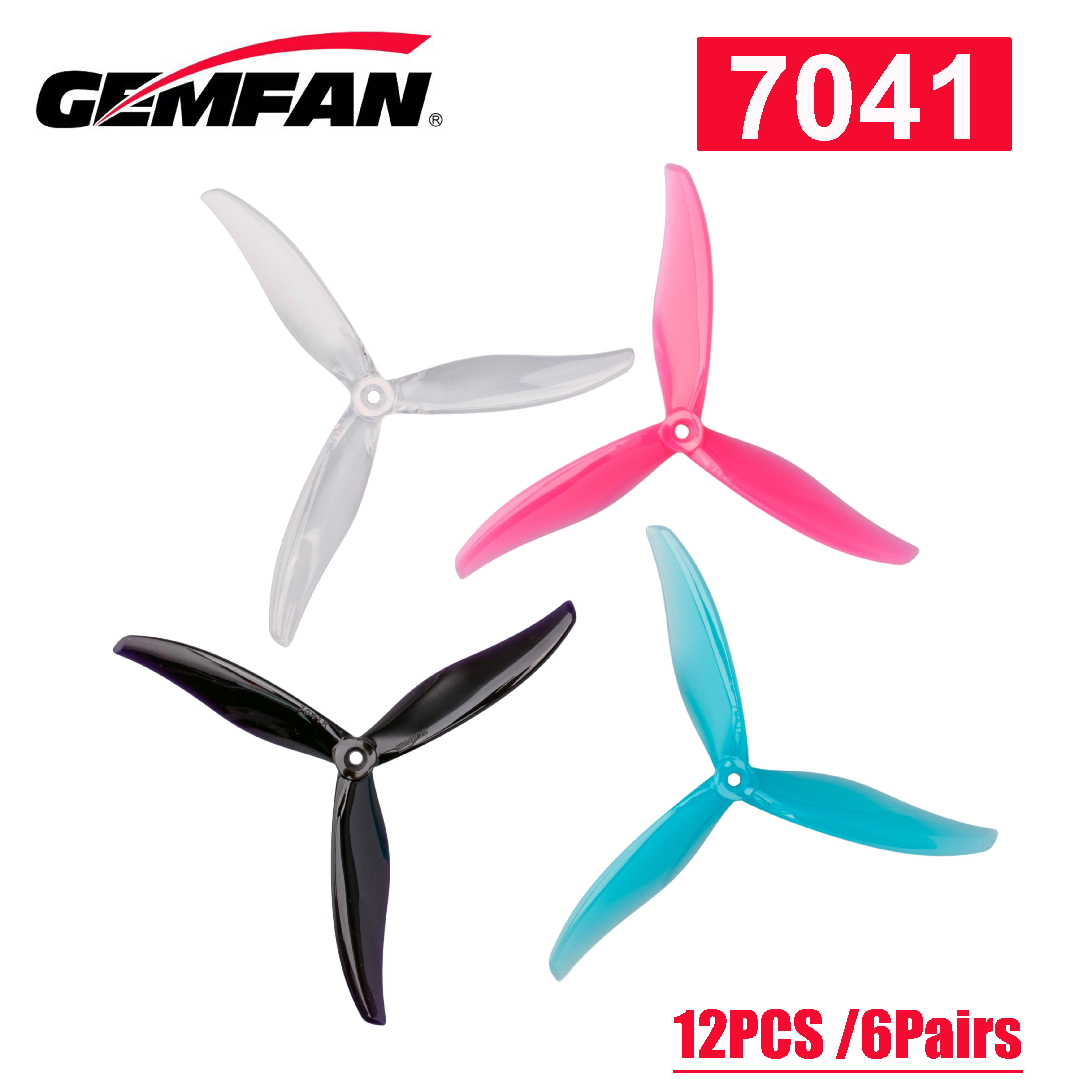Drone Rc Fpv Pro - NEW12PCS /6Pairs Gemfan Flash 7041 7