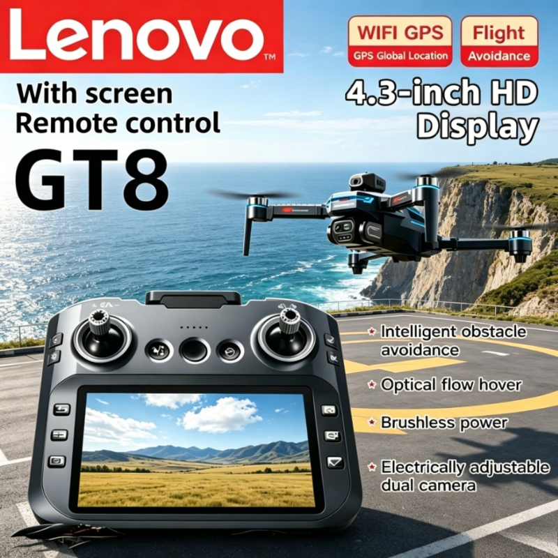 Drone Gt8 Rc - Lenovo GT8 Drone 8K Professional Dual
