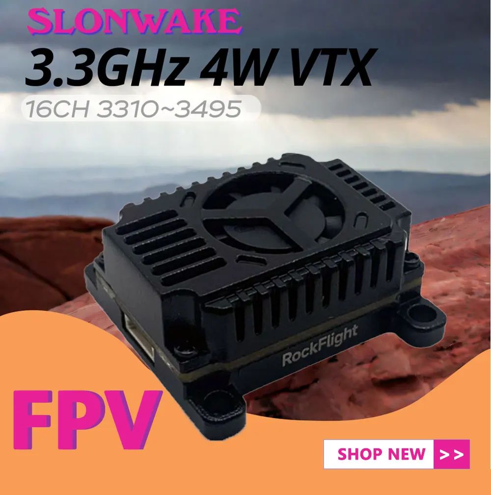 SLONWAKE FPV 3.3G 16CH 4000mW  - Drone And Car avaliação e preço