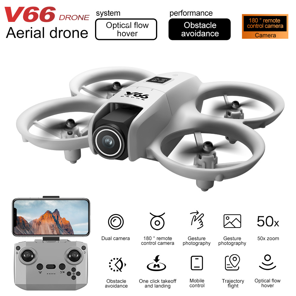 New V66 Mini Drone HD Camera 4 - Drone Rc Fpv Pro avaliação e preço