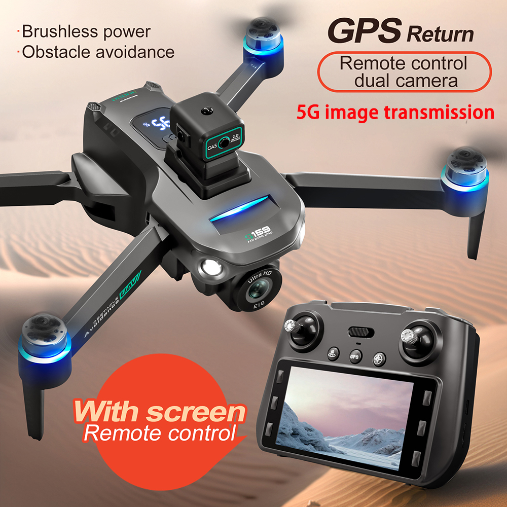 New S159 GPS Drone 8K HD Camer - Drone Rc Gps S159 avaliação e preço
