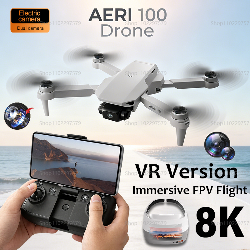 AERI 100 Drone With FPV VR Gog - Drone Explorer Rc Quadcopter avaliação e preço