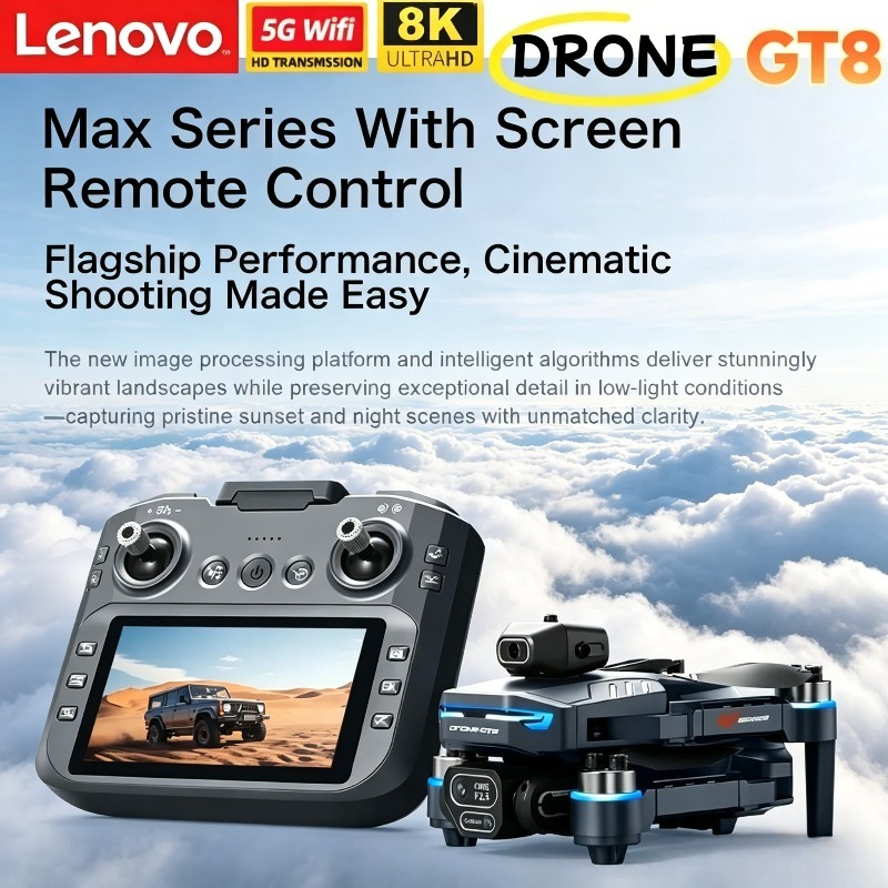 Lenovo GT8 Drone 8K Profession - Drone Gt8 Rc avaliação e preço