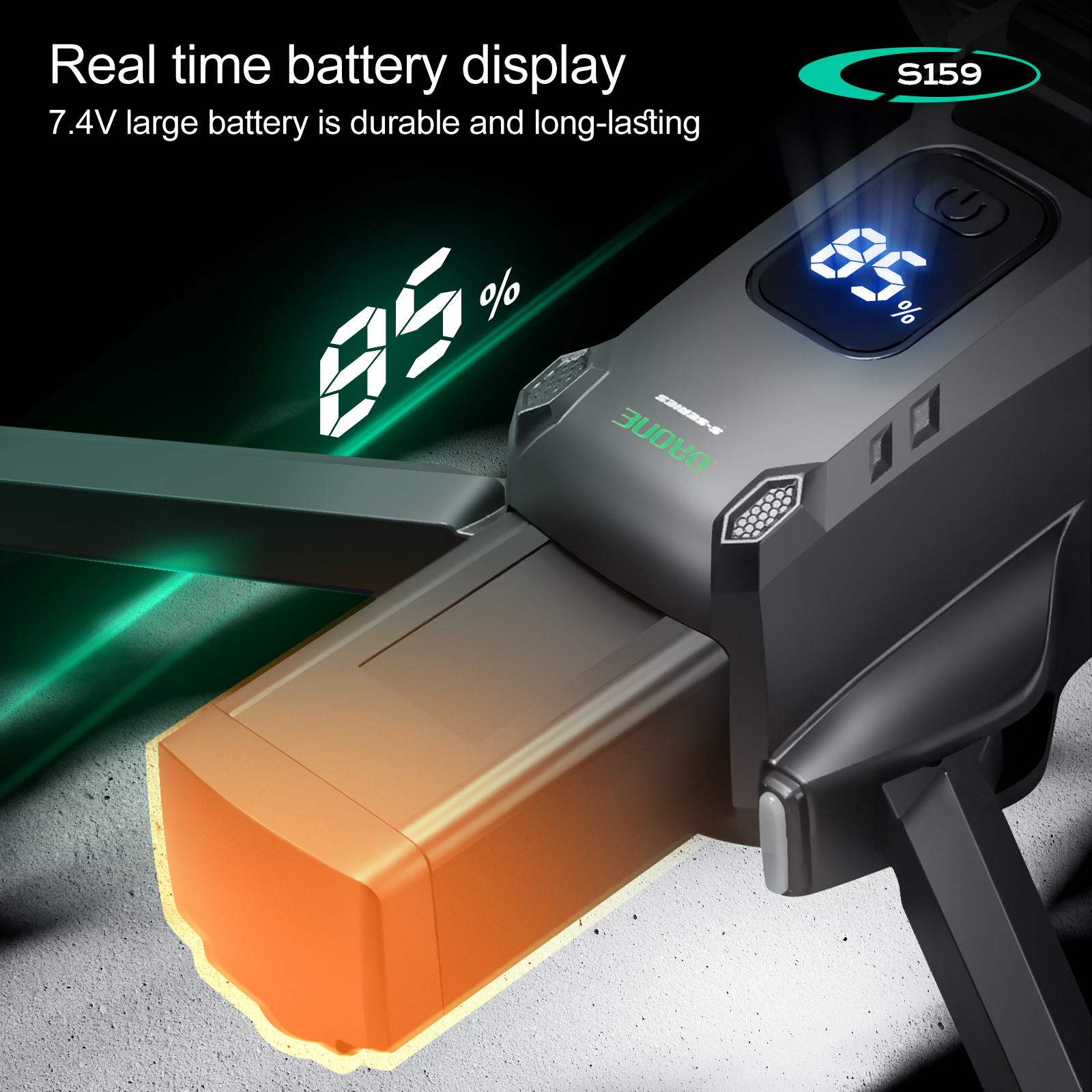 S159 GPS Drone With Large Scre - Drone Rc Gps S159 avaliação e preço