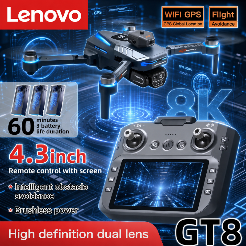 Lenovo GT8 8K Drone Profession - Drone Gt8 Rc avaliação e preço