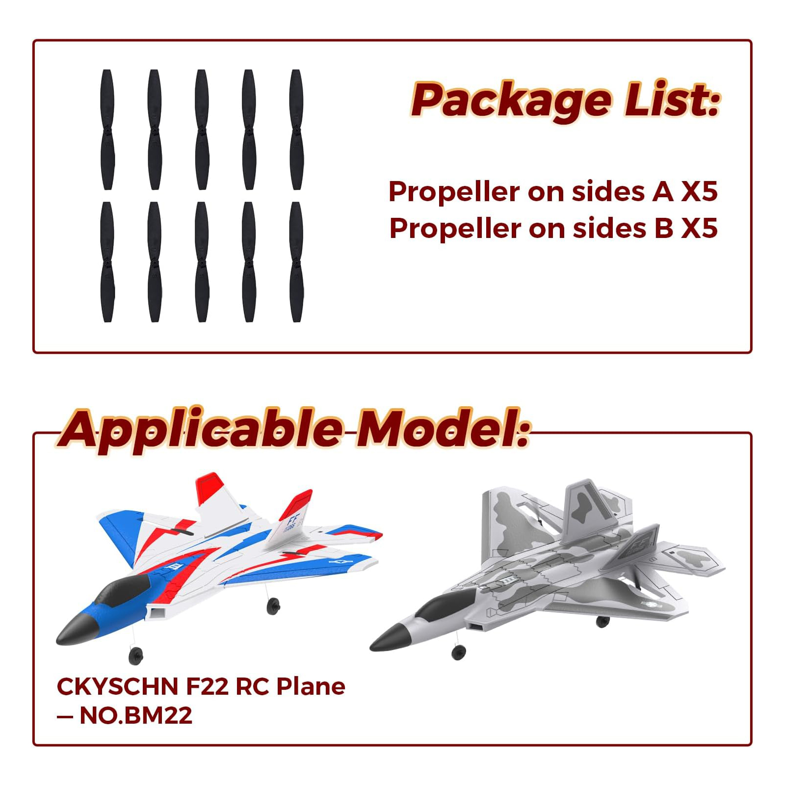 10 Pcs Spare RC Plane Propelle - Drone Rc Jet avaliação e preço