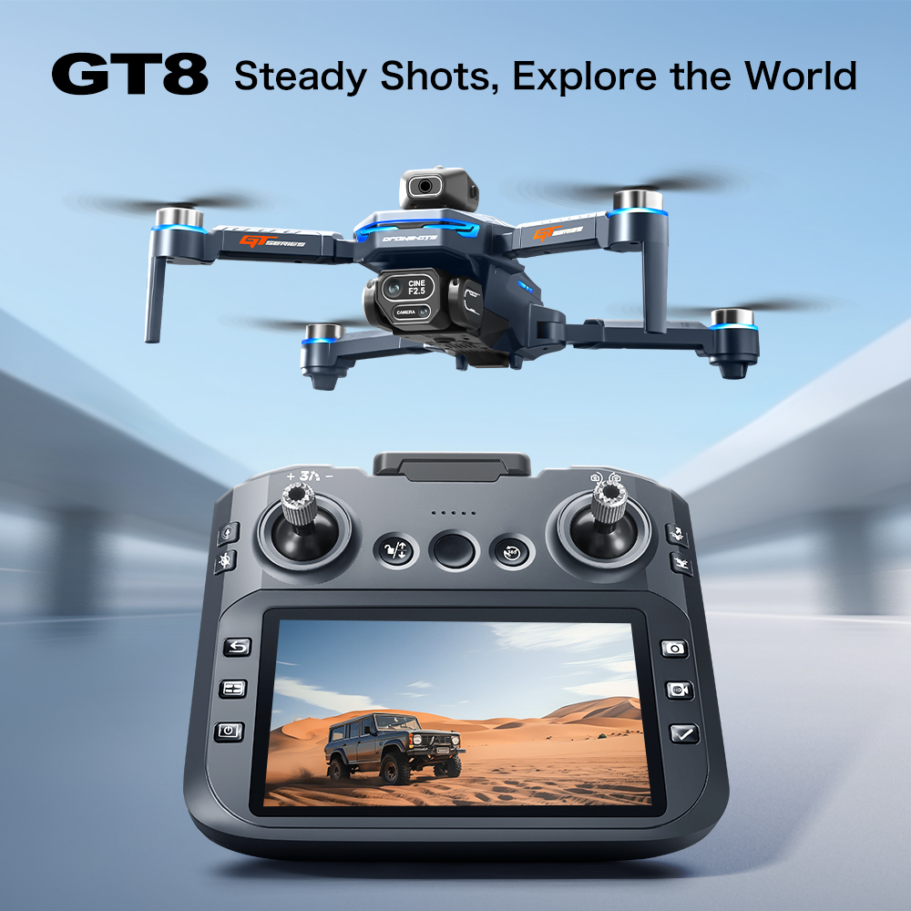 New GT8 Profesional Drone 8K H - Drone Gt8 Rc avaliação e preço