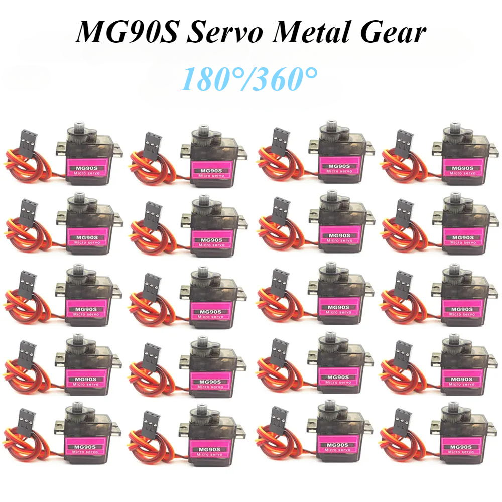 2/4/10/20/50Pcs MG90S Servo Al - Drone Rc Jet avaliação e preço