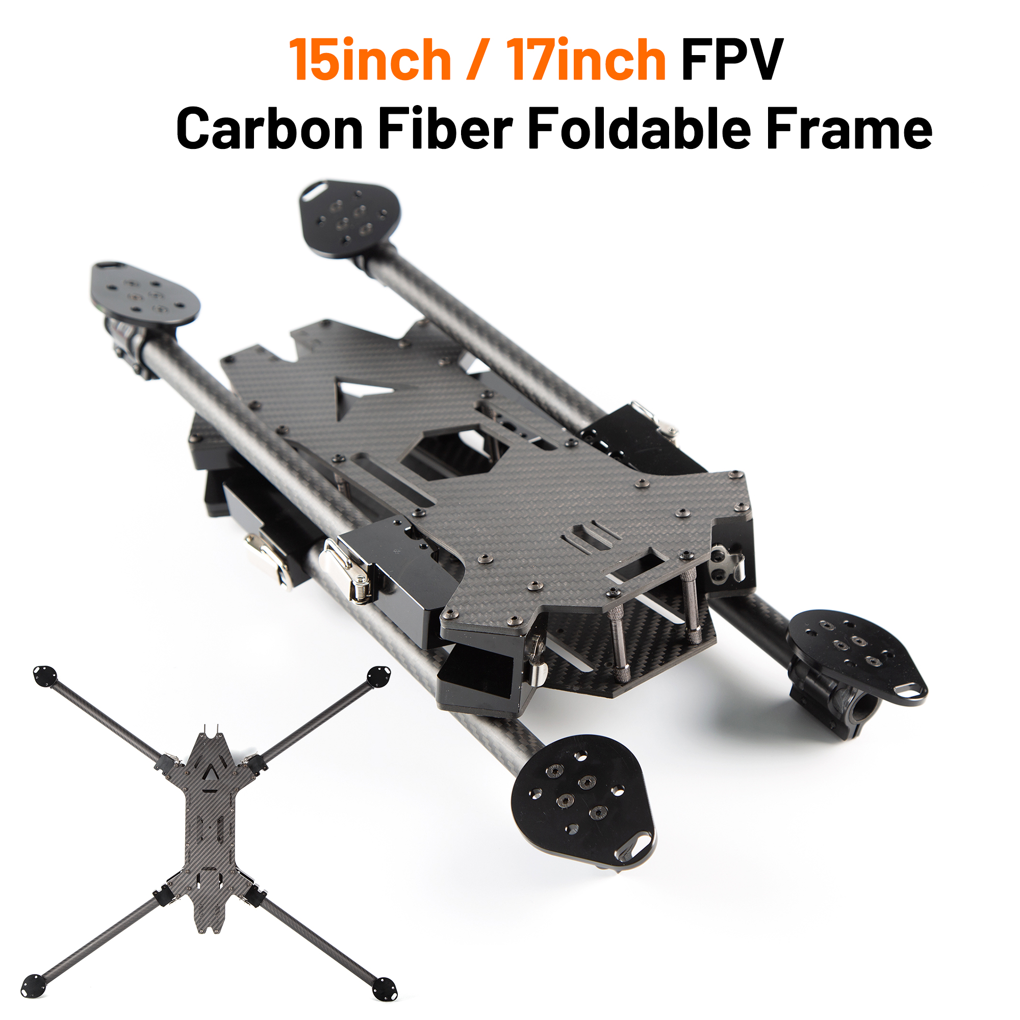 15inch /17inch FPV Carbon Fibe - Drone Rc Kit avaliação e preço