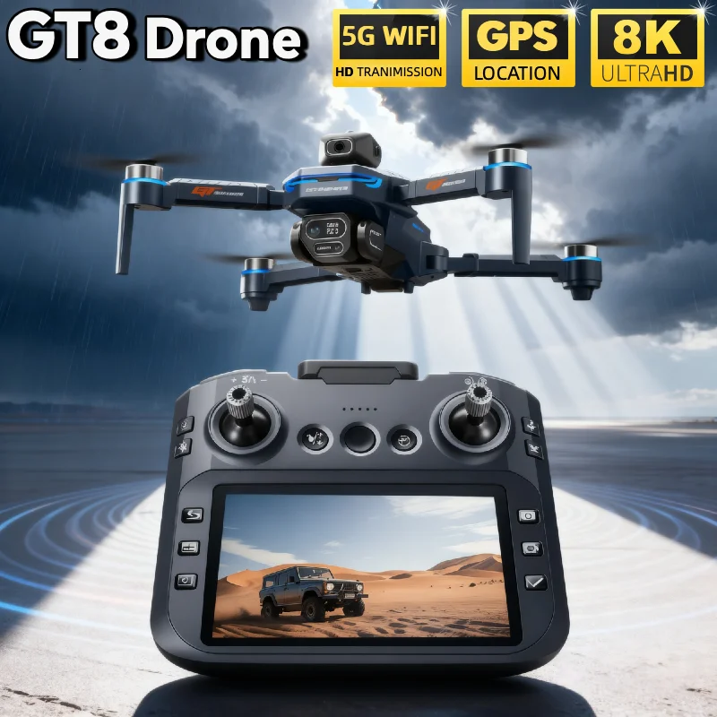 HOT For LSRC GT8 Drone 4K Prof - Drone Gt8 Rc avaliação e preço
