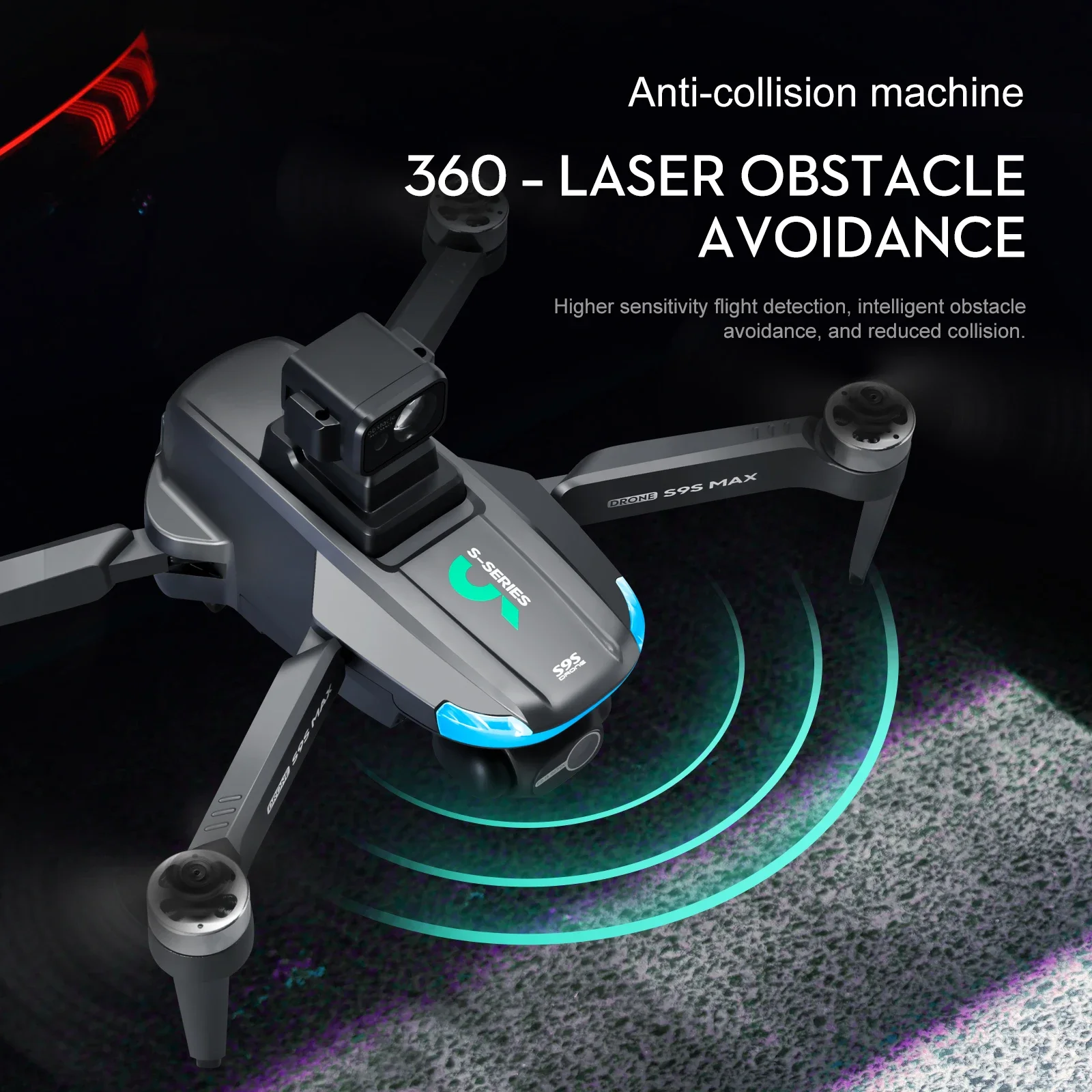 NEW S9S MAX MINI Drone 4K 2-Ax - Drone Gps Rc Tt36 avaliação e preço