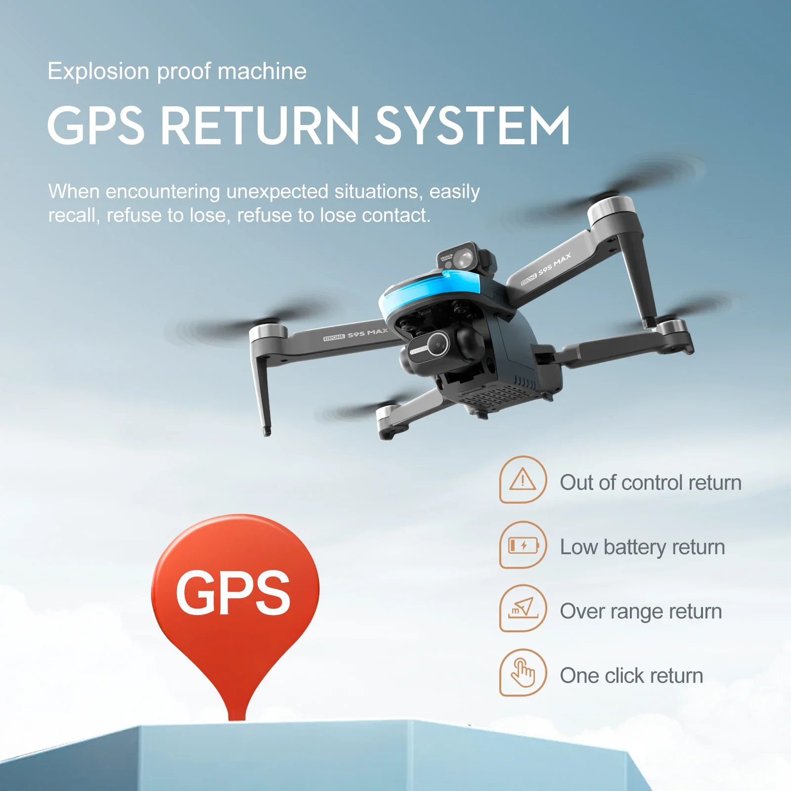 NEW S9S MAX MINI Drone 4K 2-Ax - Drone Gps Rc Tt36 avaliação e preço