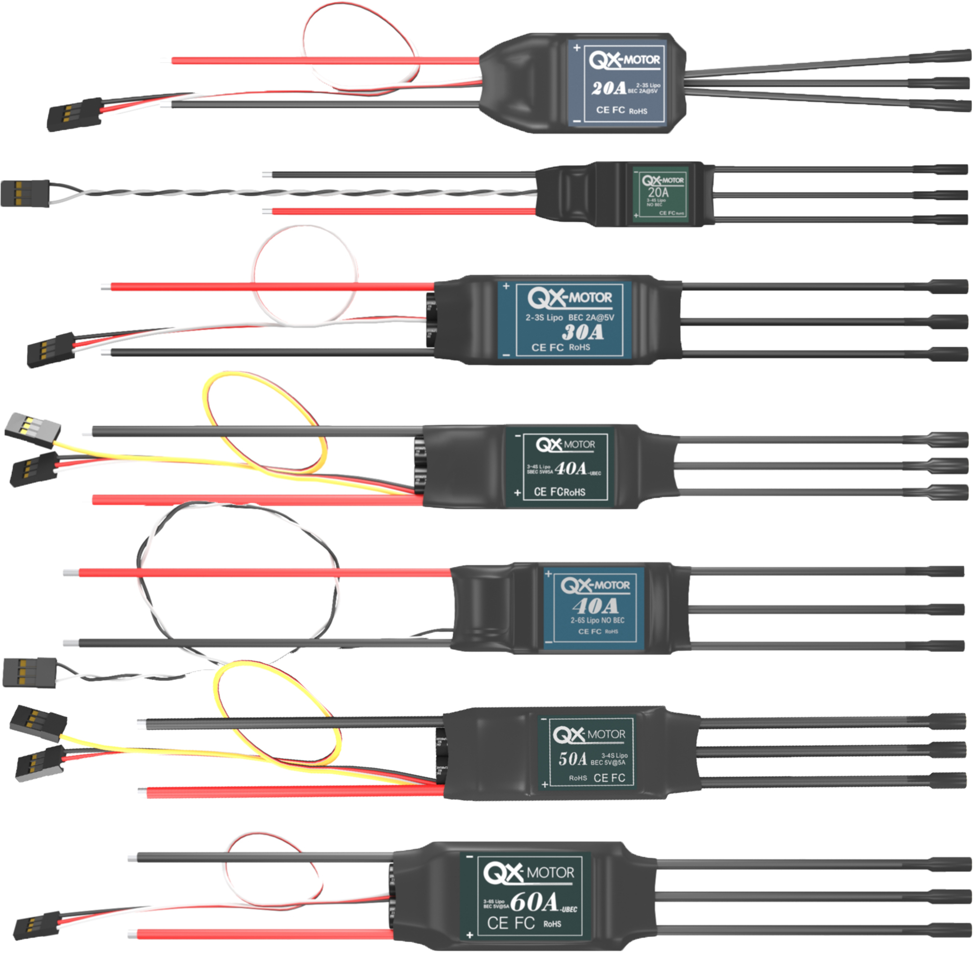 QX-MOTOR Brushless ESC series  - Drone And Car avaliação e preço