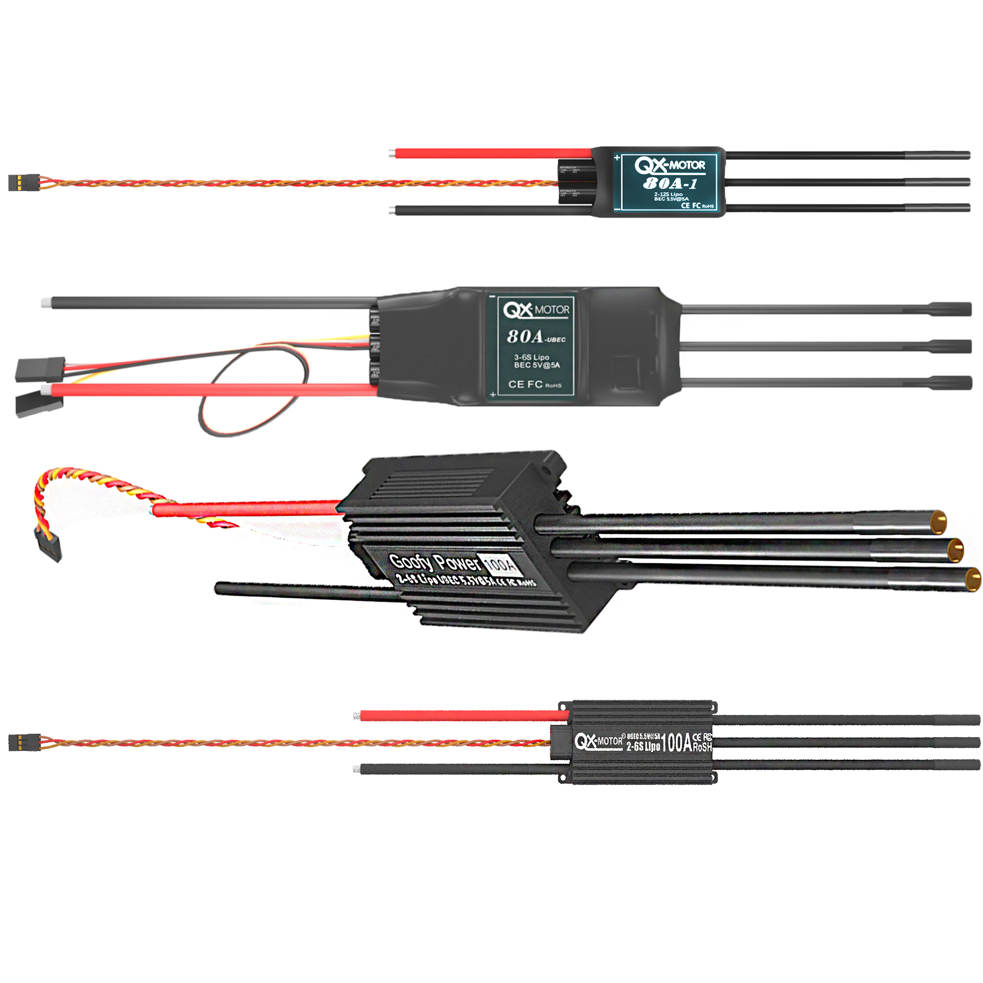 QX-MOTOR Brushless ESC series  - Drone And Car avaliação e preço
