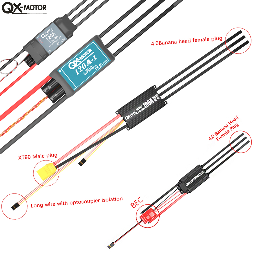 QX-MOTOR Brushless ESC series  - Drone And Car avaliação e preço
