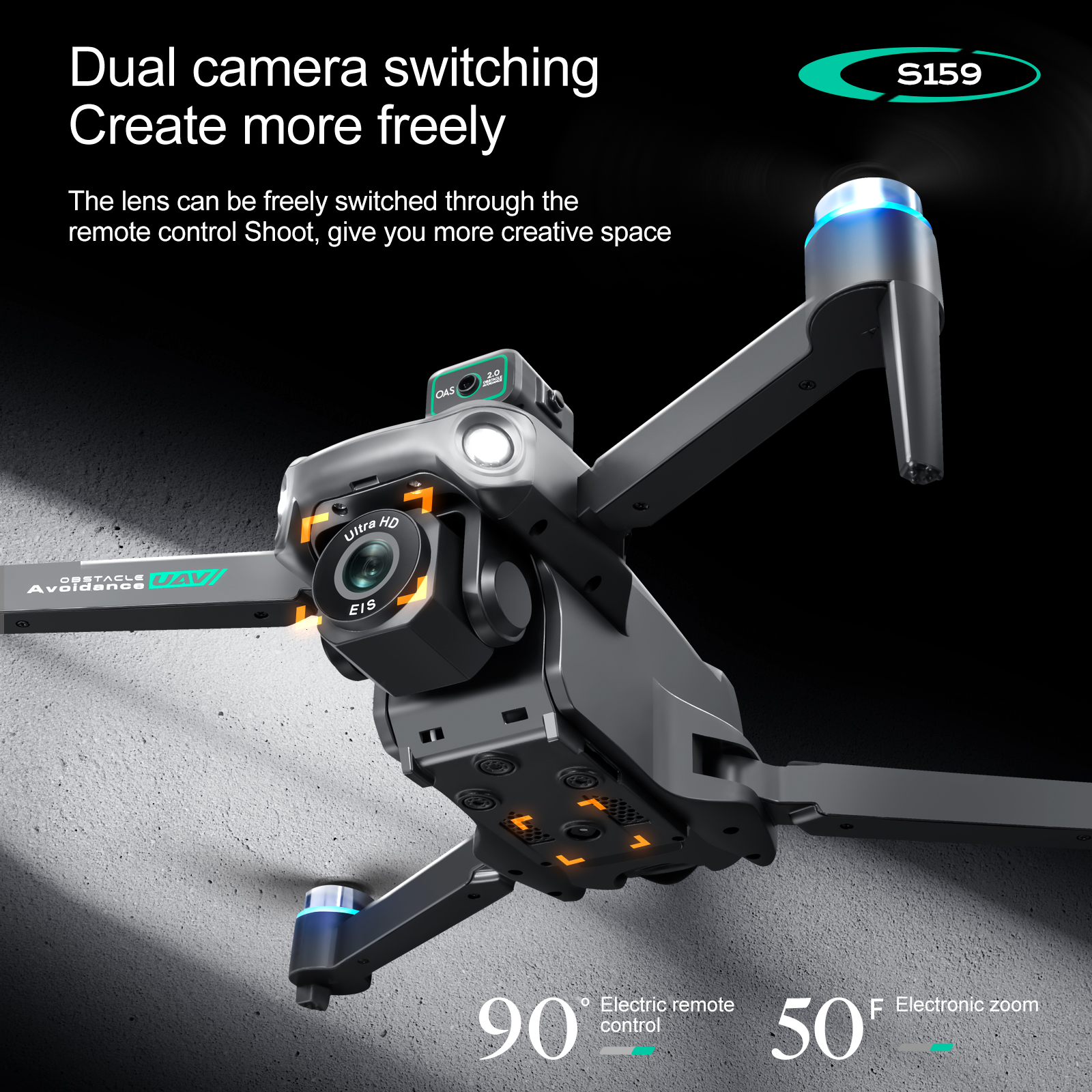 S159 Gps Drone Dron Camera Wif - Drone Rc Gps S159 avaliação e preço