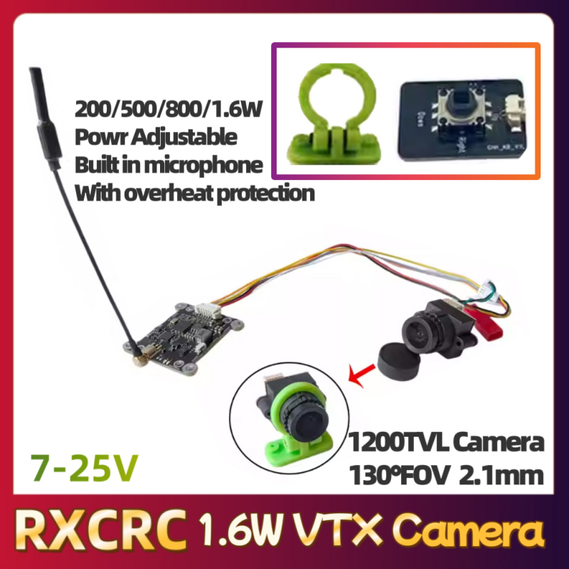 RXCRC 5.8G Module 48CH 1.6W VT - Drone Rc1 avaliação e preço