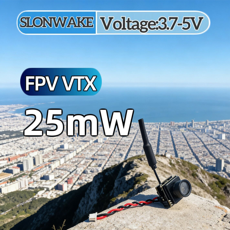 SLONWAKE FPV 25mW power simula - Drone Rc1 avaliação e preço