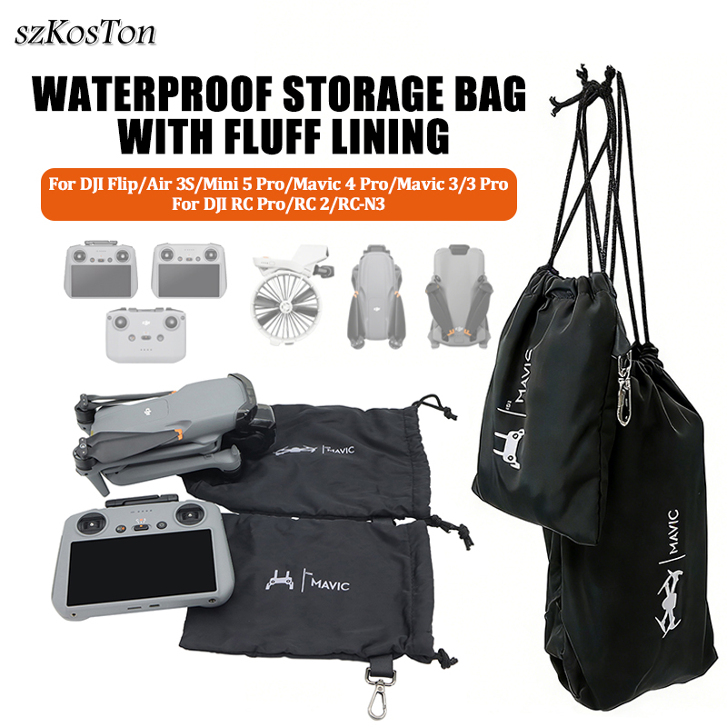 Storage Bag for DJI Mini 3 4 5 - Drone Rc N3 3 Batteries avaliação e preço