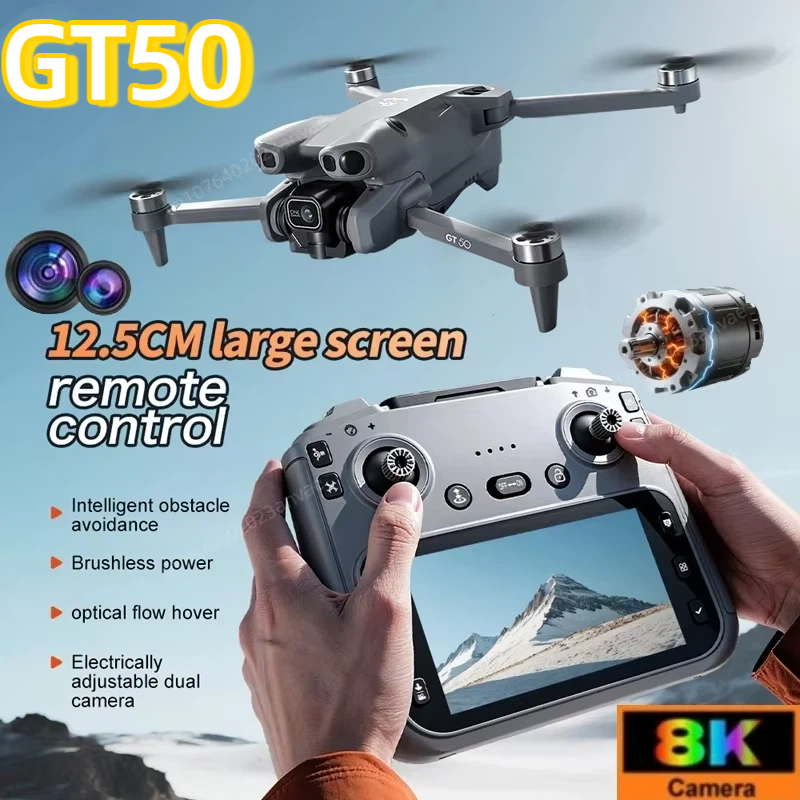 GT50 RC Drone 8K HD Aerial Pho - Drone Gps Rc Tt36 avaliação e preço