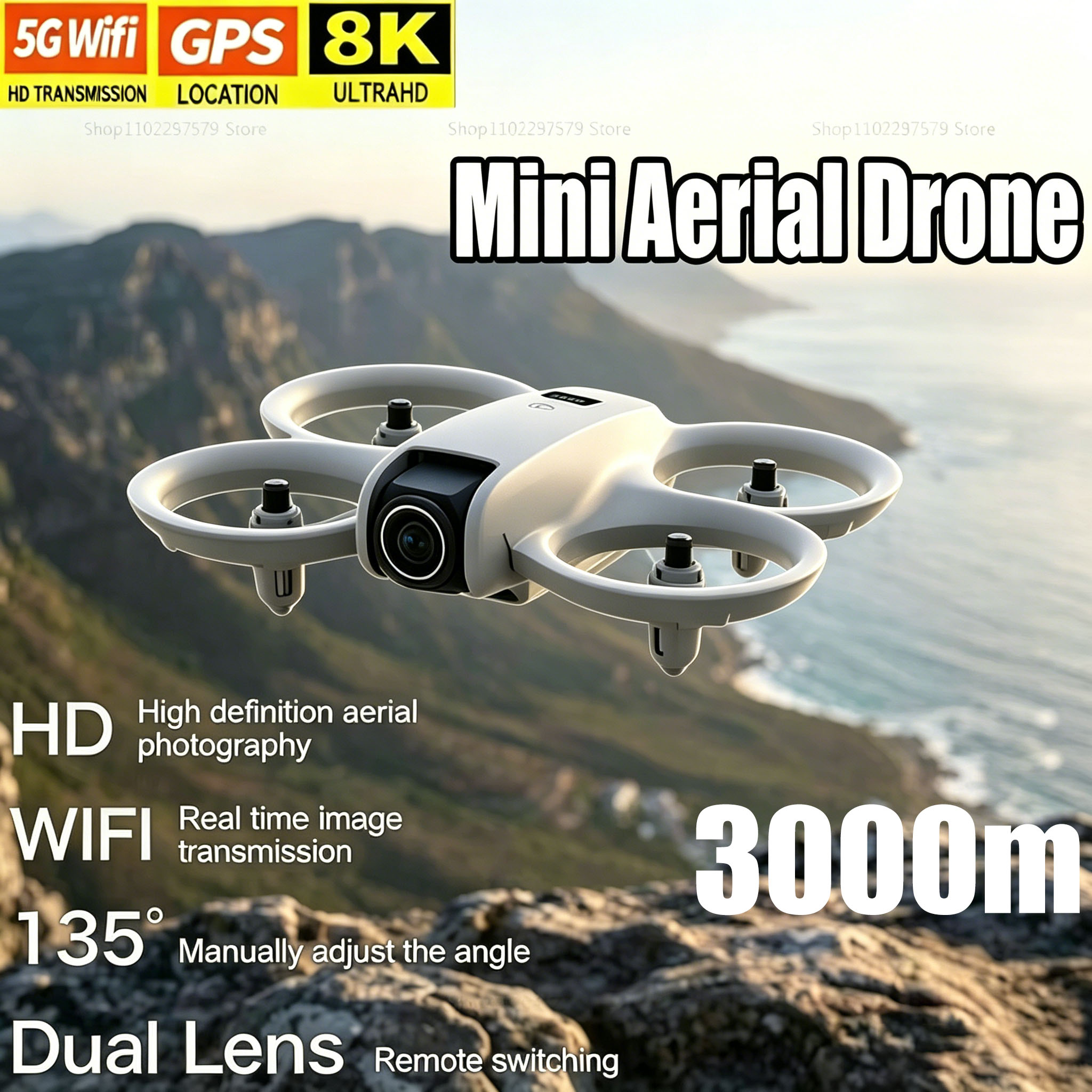 Mini Drone with 8K HD Camera F - Drone Without Rc avaliação e preço