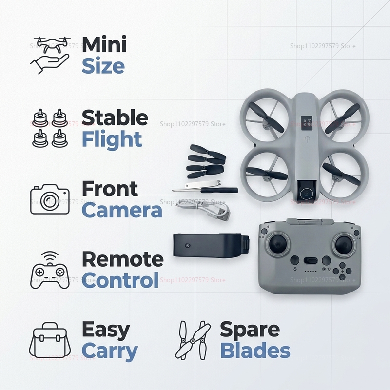 Mini Drone with 8K HD Camera F - Drone Without Rc avaliação e preço