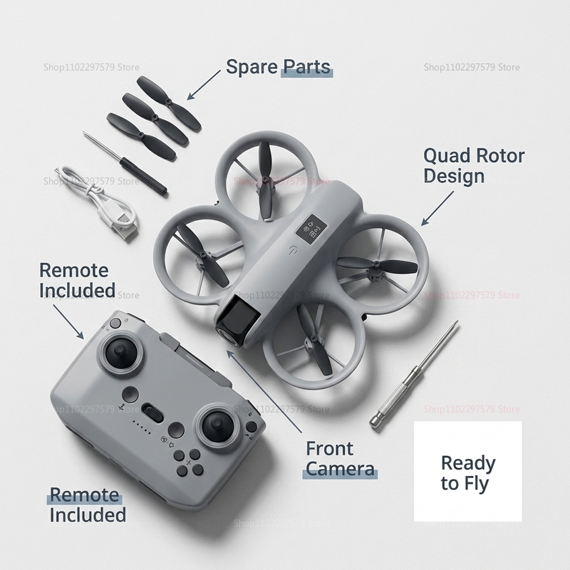 Mini Drone with 8K HD Camera F - Drone Without Rc avaliação e preço