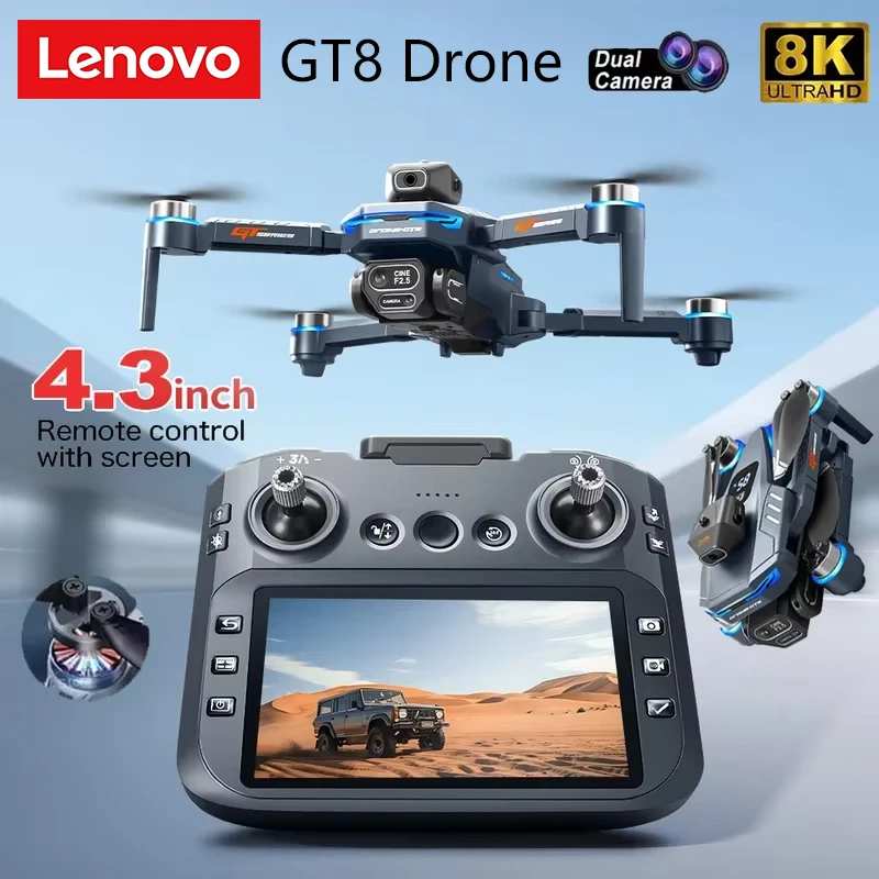 Lenovo GT8 Drone 8K Profession - Drone Gt8 Rc avaliação e preço