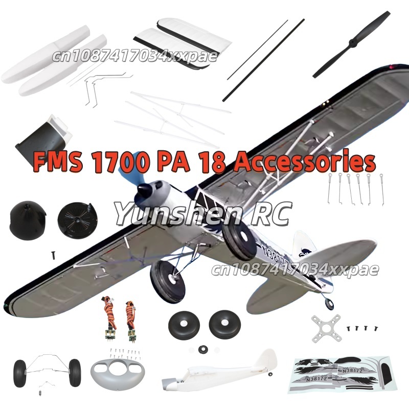 FMS RC Plane Decals For 1700mm - Drone Rc Jet avaliação e preço