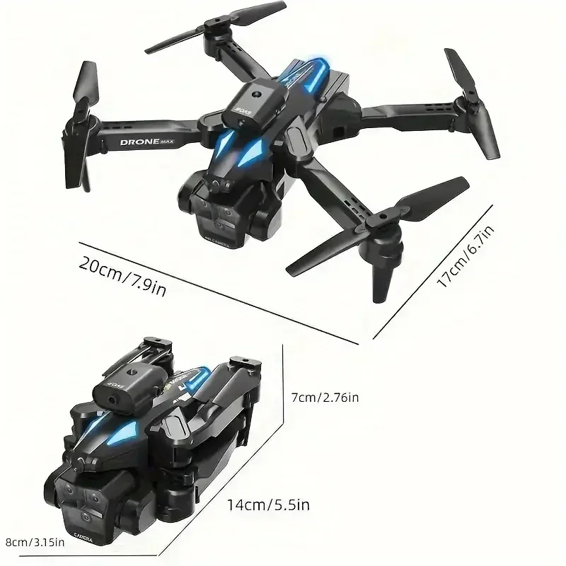 C10 8K HD RC Drone with Triple - Drone Without Rc avaliação e preço