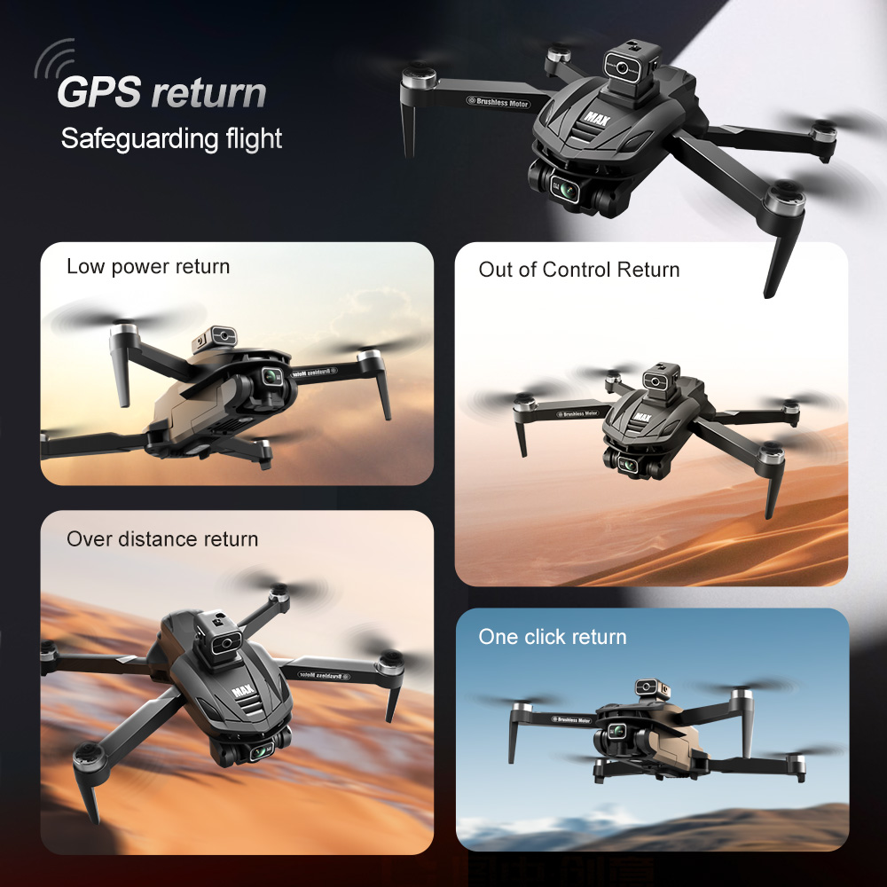 V168 PRO Max GPS Drone 8K Prof - Drone Rc Fpv Pro avaliação e preço