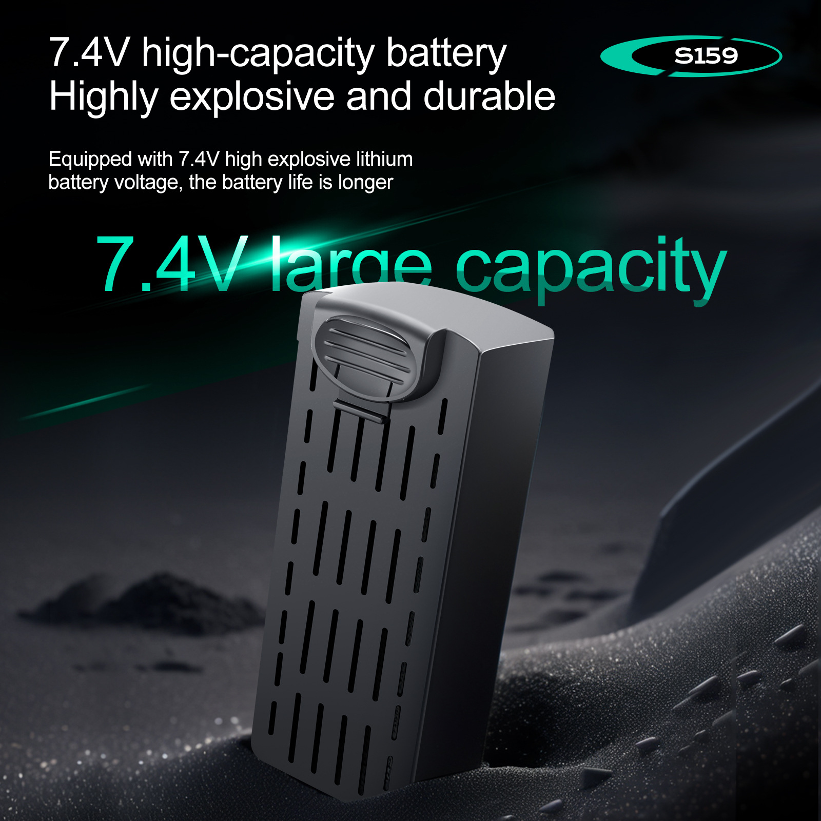 S159 Battery 7.4V 2200mAH S159 - Lyzrc Drone avaliação e preço