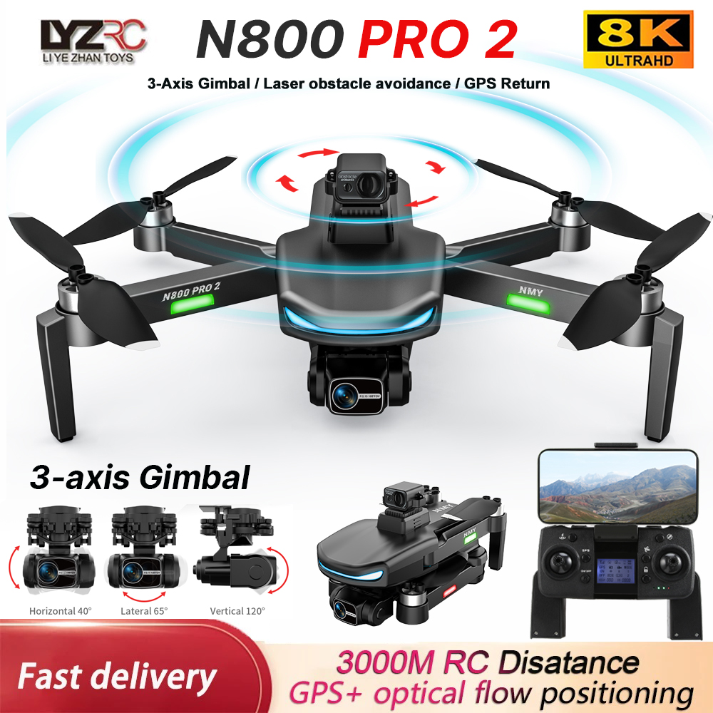 N800 PRO 2 GPS Drone Professio - Drone Gps Rc Tt36 avaliação e preço