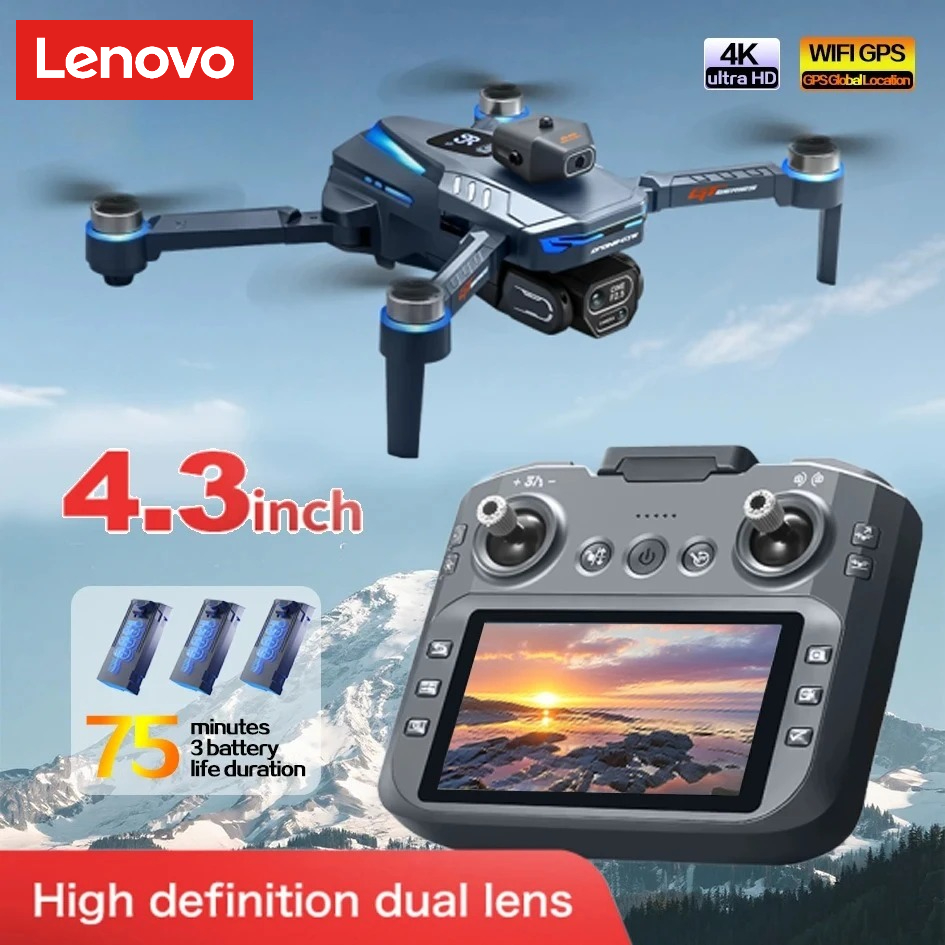 Lenovo GT8 drone 8K HD dual ca - Drone Gt8 Rc avaliação e preço
