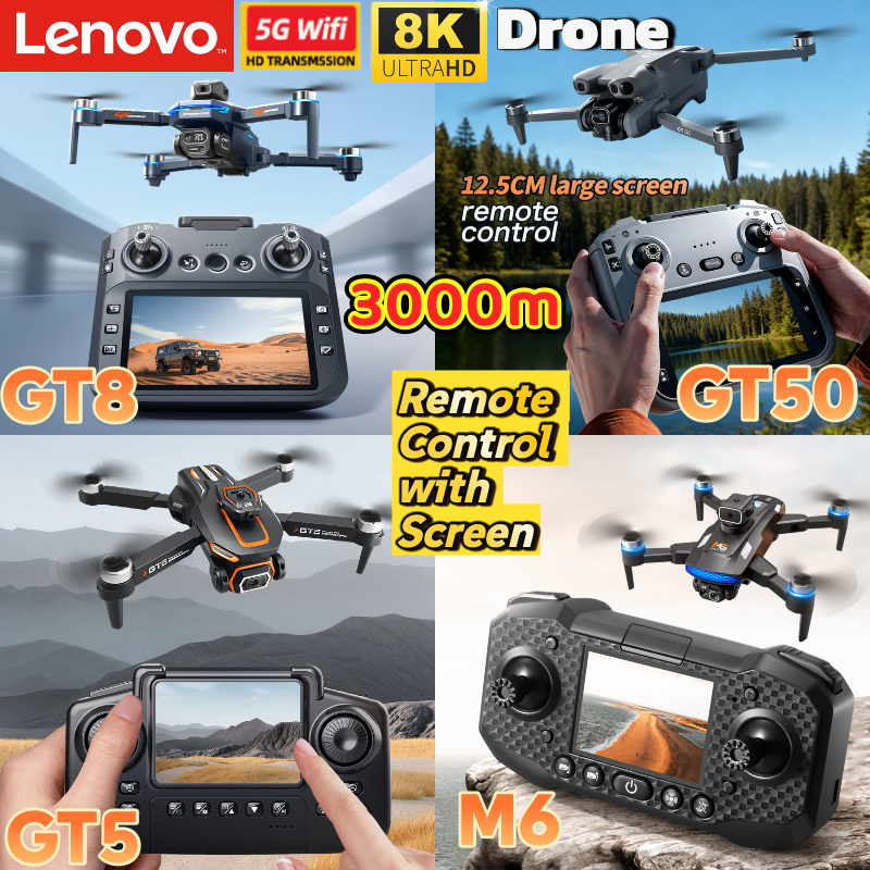 Lenovo Drone 8K Camera GT8 GT5 - Drone Gt8 Rc avaliação e preço