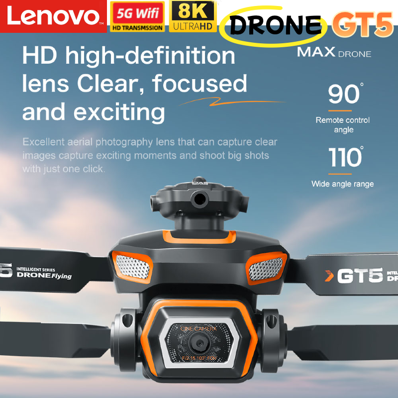 Lenovo Drone 8K Camera GT8 GT5 - Drone Gt8 Rc avaliação e preço