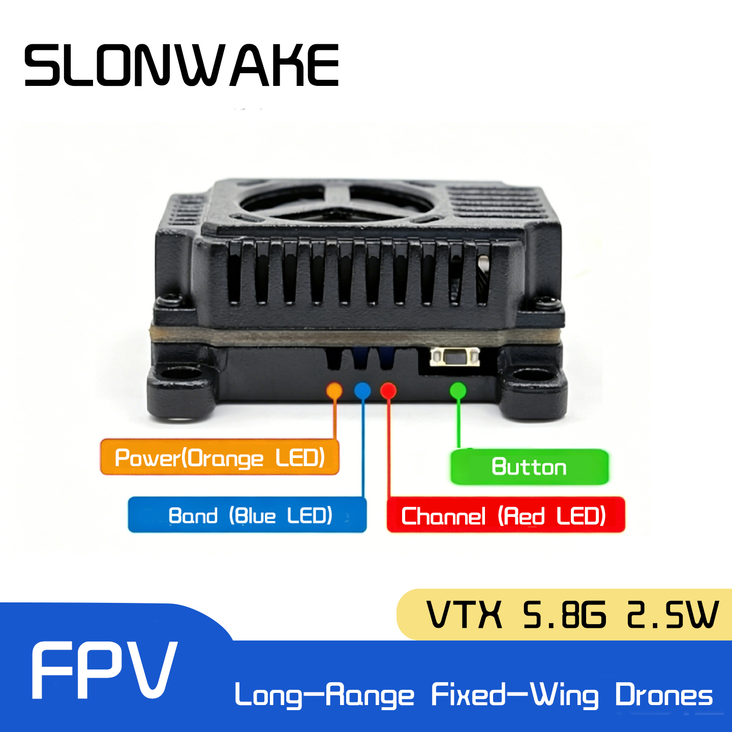 SLONWAKE 5.8G 48CH FPV Transmi - Drone Rc1 avaliação e preço