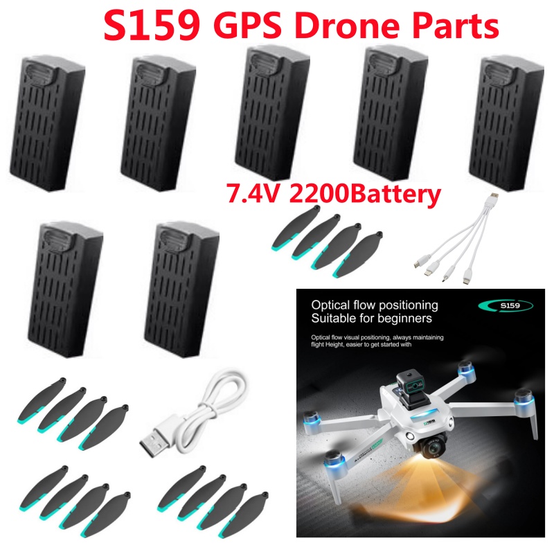 S159 GPS Brushless Remote Cont - Drone Rc Gps S159 avaliação e preço