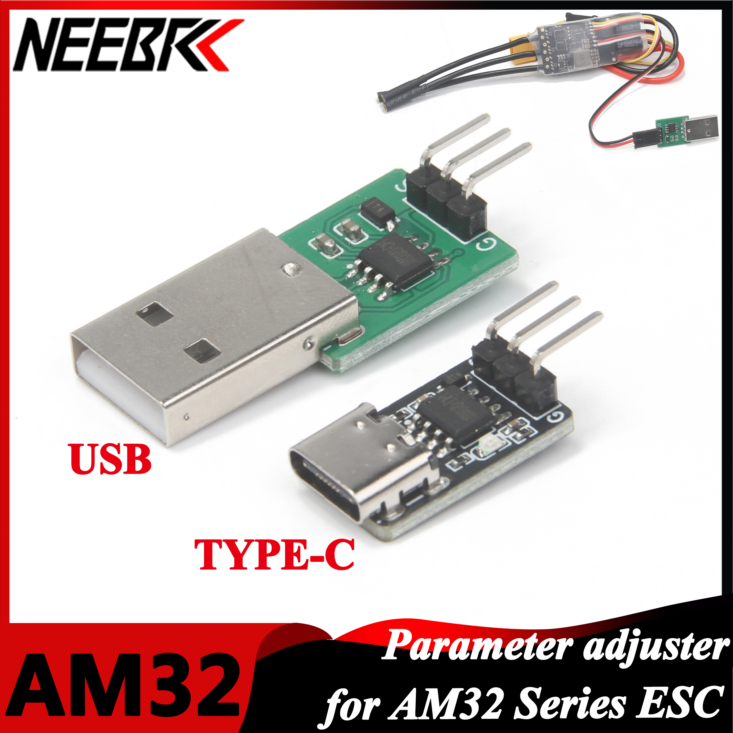 AM32 40A 45A 65A 80A ESC USB/T - Drone And Car avaliação e preço