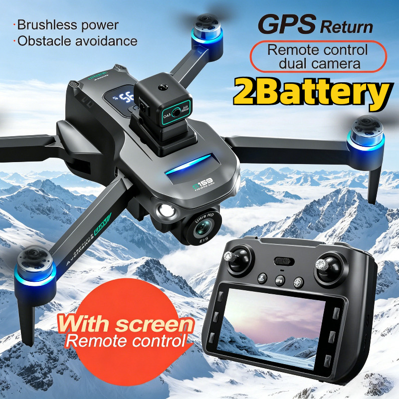 S159 GPS Drone 8K HD Dual Came - Drone Rc Gps S159 avaliação e preço