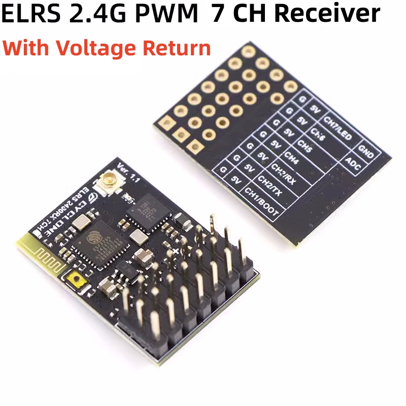 ELRS 2.4G PWM 7CH 6CH CRSF Rec - Drone And Car avaliação e preço