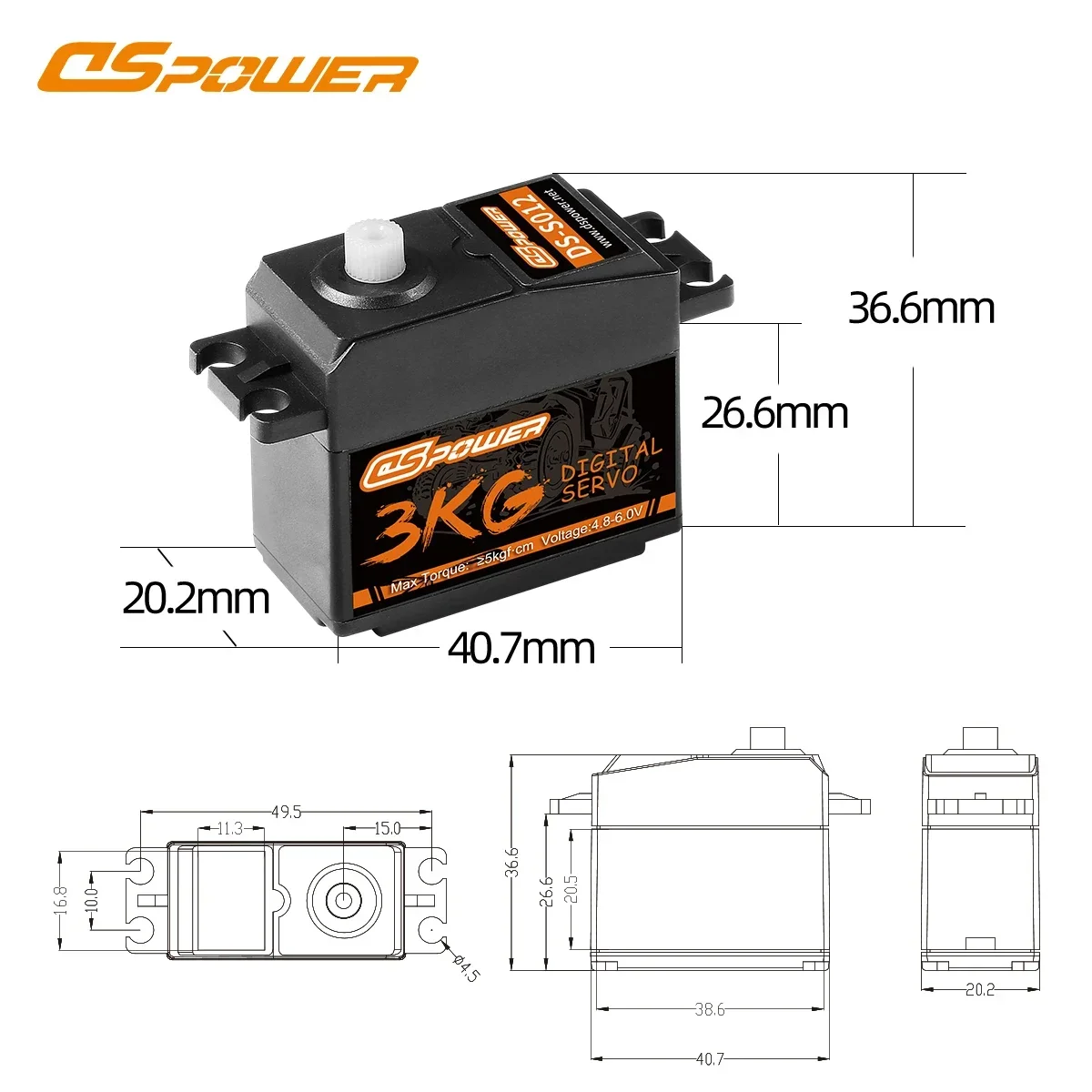 DSpower 3KG Plastic Gear Water - Drone And Car avaliação e preço