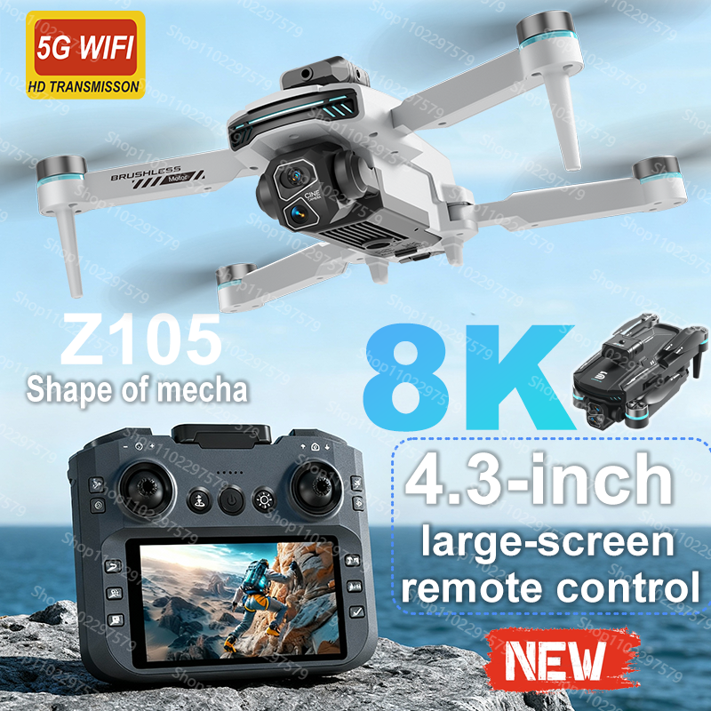New Z105 RC Drone 8K Professio - Drone Without Rc avaliação e preço