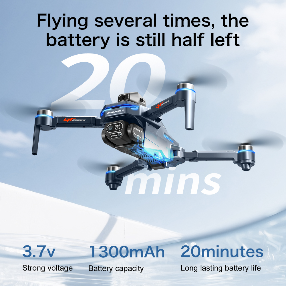 Lenovo GT8 8K GPS Drone Dual C - Drone Gt8 Rc avaliação e preço