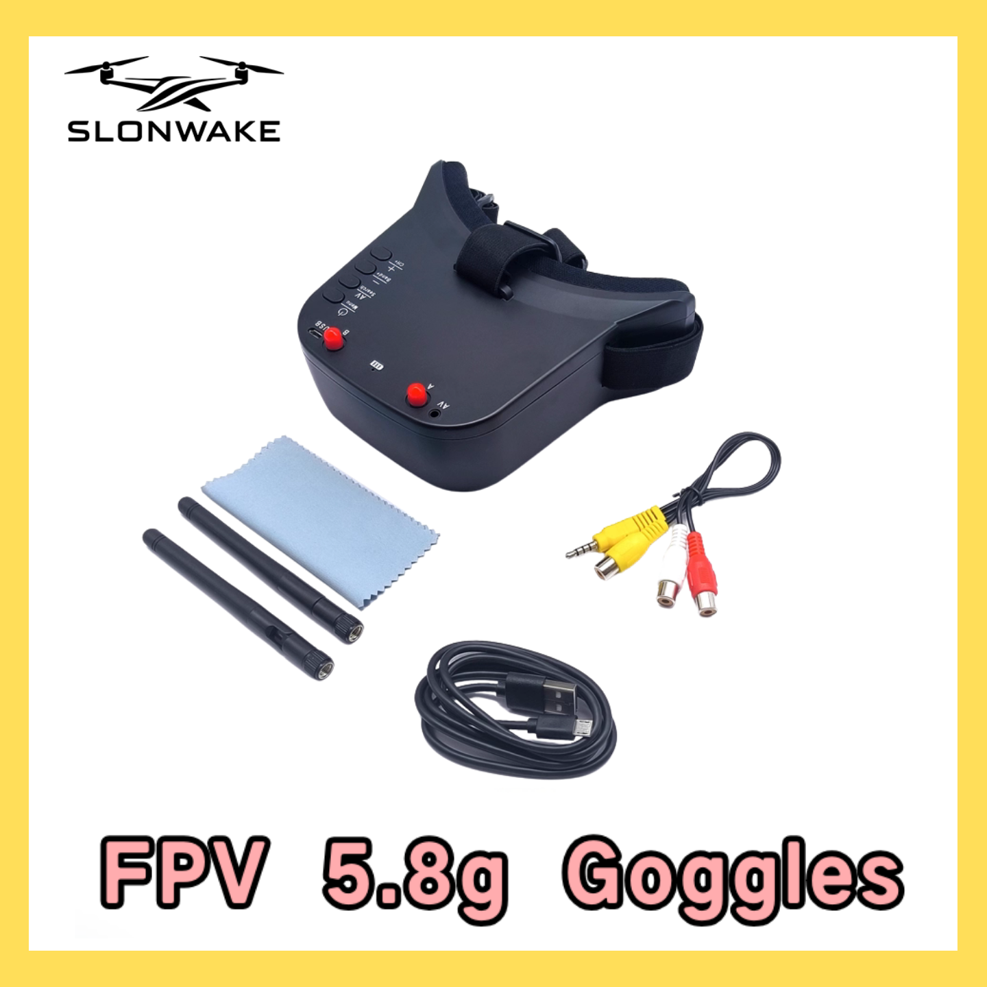SLONWAKE 5.8G 48CH FPV 400mw V - Drone And Car avaliação e preço
