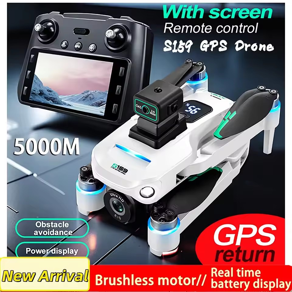 NEW S159 GPS 5G WiFi FPV with  - Drone Rc Gps S159 avaliação e preço