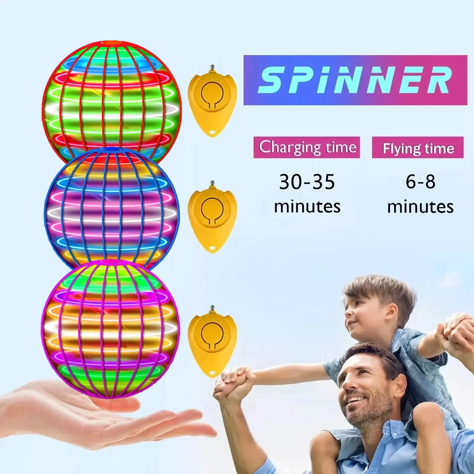 Flying Ball Boomerang Spinner  - Drone Ball Rc avaliação e preço