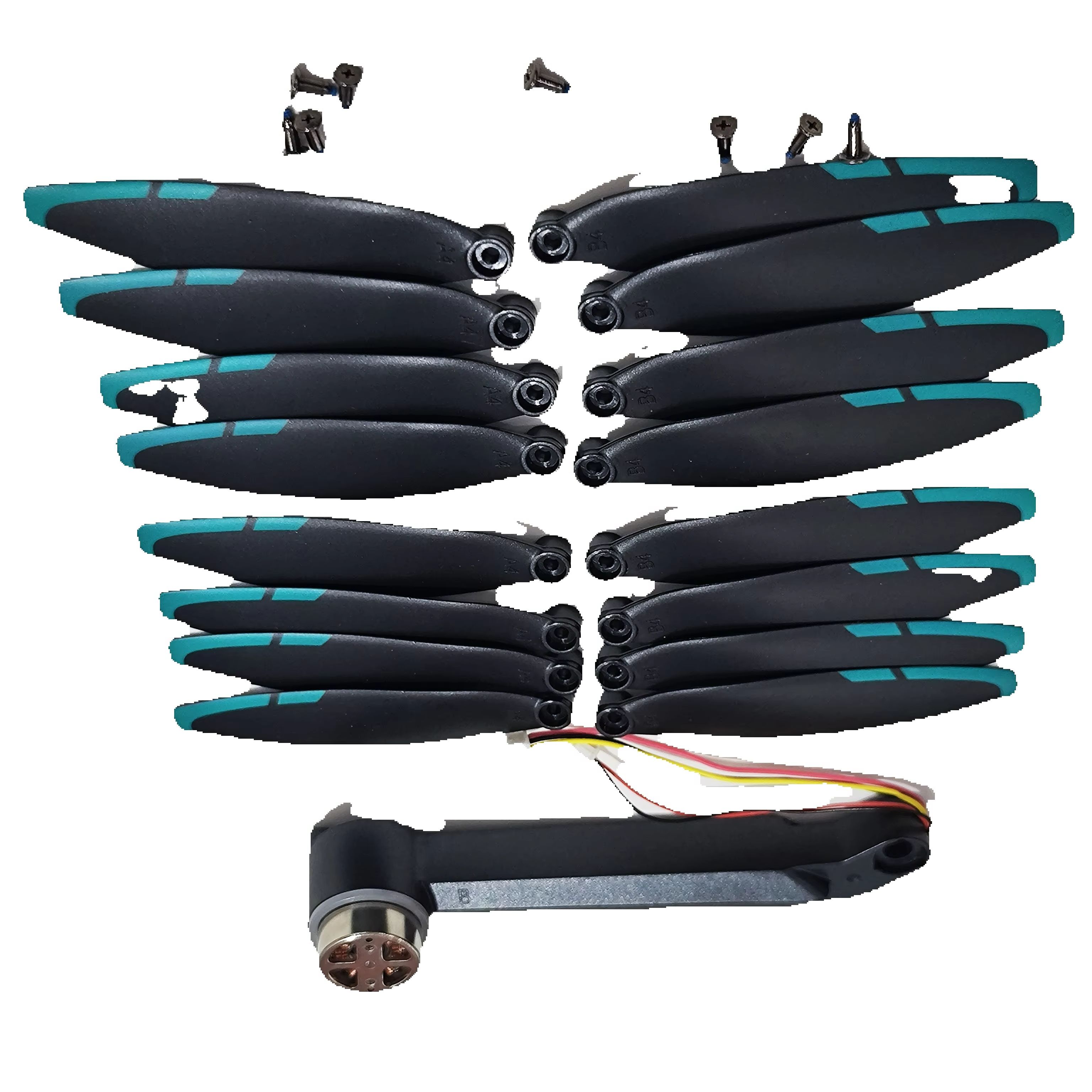 Blade Propeller 16PCS + Brushl - Drone Rc Gps S159 avaliação e preço